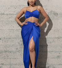 TWO PIECE SOLID WOVEN SET