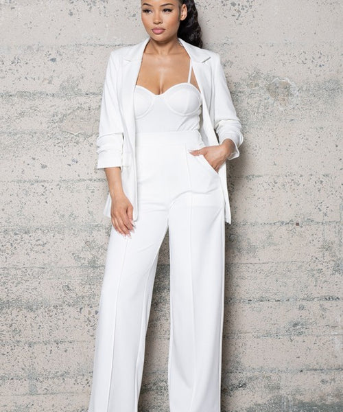 THREE PIECE STRETCH HEAVY KNIT SET
