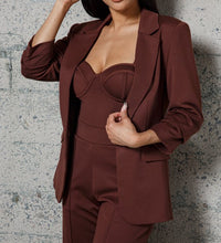 THREE PIECE STRETCH HEAVY KNIT SET