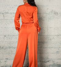 TWO PIECE MATTE SATIN SET
