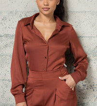 TWO PIECE MATTE SATIN SET