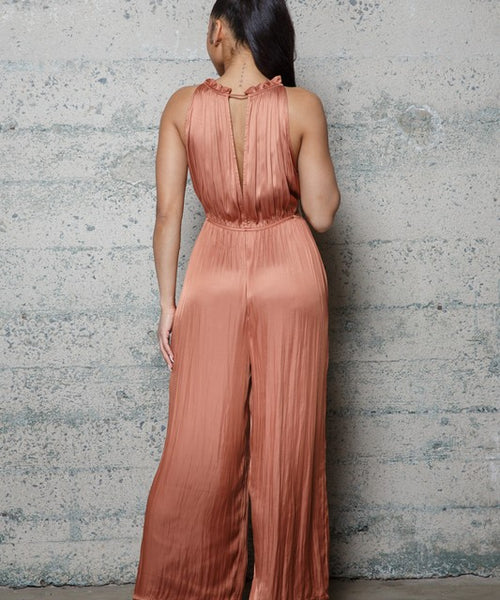 SATIN WOVEN JUMPSIT