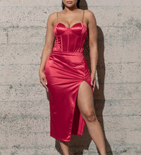 SATIN TWO PIECE SET