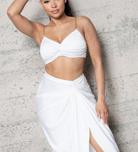 TWO PIECE SOLID WOVEN SET