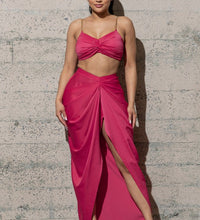 TWO PIECE SOLID WOVEN SET