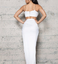 TWO PIECE SOLID WOVEN SET