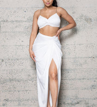 TWO PIECE SOLID WOVEN SET
