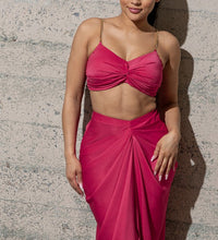 TWO PIECE SOLID WOVEN SET