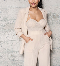THREE PIECE SWEATER RIB SET