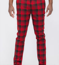 Weiv Mens Plaid Trouser Pants