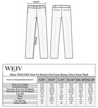 Weiv Mens Plaid Trouser Pants
