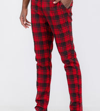 Weiv Mens Plaid Trouser Pants
