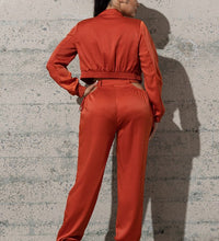 THREE PIECE SATIN SET