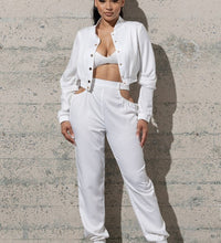 THREE PIECE SATIN SET