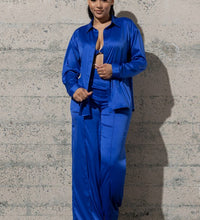THREE PIECE SATIN SET