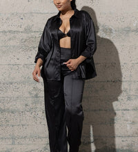 THREE PIECE SATIN SET