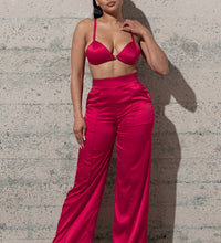 THREE PIECE SATIN SET