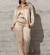 THREE PIECE SATIN SET