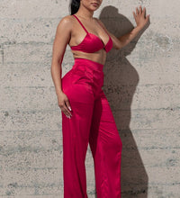 THREE PIECE SATIN SET