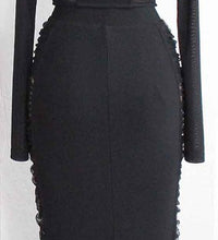 TWO PIECE MESH SET WITH TOP AND SKIRT