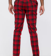Weiv Mens Plaid Trouser Pants