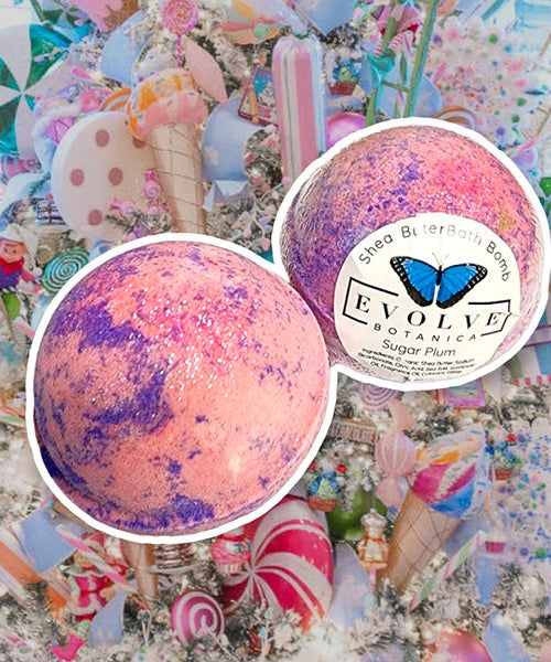 Bath Bomb - Sugar Plum -Seasonal/Christmas/Holiday