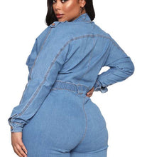 SEXY DENIM ROMPER