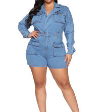 SEXY DENIM ROMPER