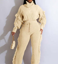 LONG SWEATER PANTS SET