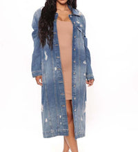 SEXY DENIM JACKET DRESS