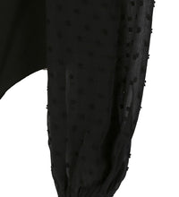 LS shirring sleeve bodysuit